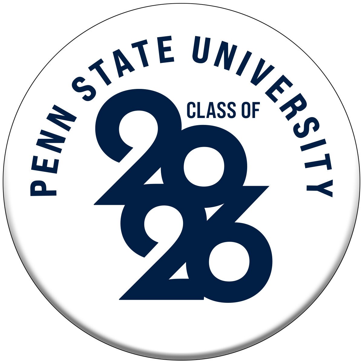 Penn State University Class of 2026 button